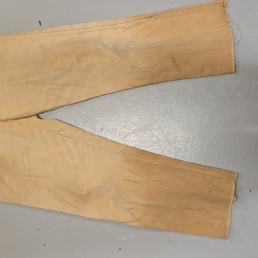 Men's Tan Pants Wah Maker Vintage Faded Canvas Pants Waist 36 - Picture 10 of 11